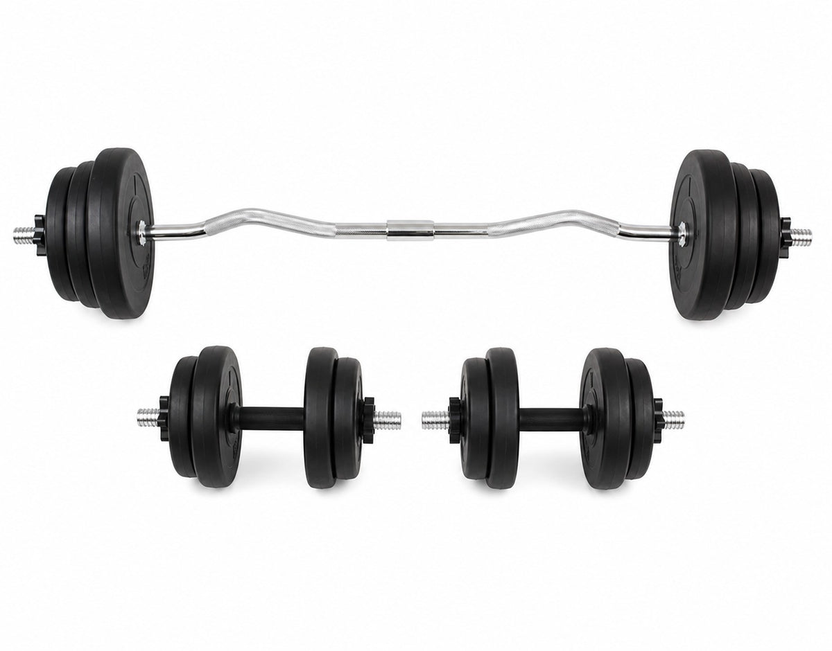 Ensemble d'haltères et de barres de 30 kg