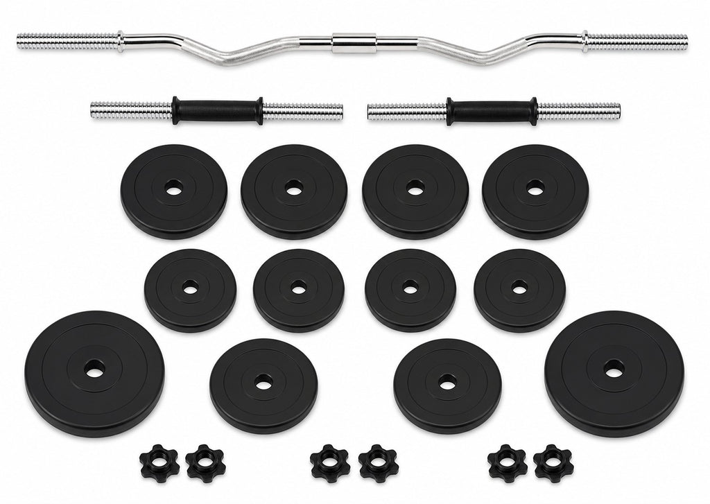 Ensemble d'haltères et de barres de 30 kg